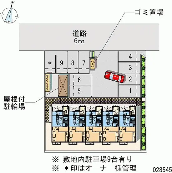 ★手数料０円★宇都宮市若松原１丁目　月極駐車場（LP）